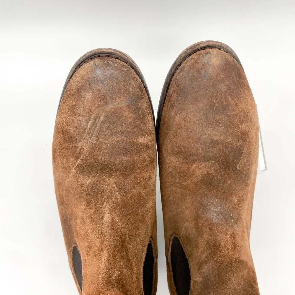 Thursday Boot Co Cavalier Chelsea Mens 7.5 Brown Suede Rugged Classic Work Shoes